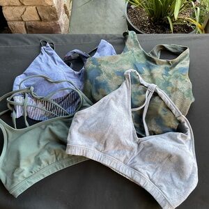 Athleta Sports Bras - Green, Gray, Camouflage 4 TOTAL